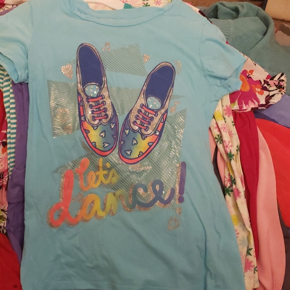 Circo Glittery "Let's Dance" shirt Girls